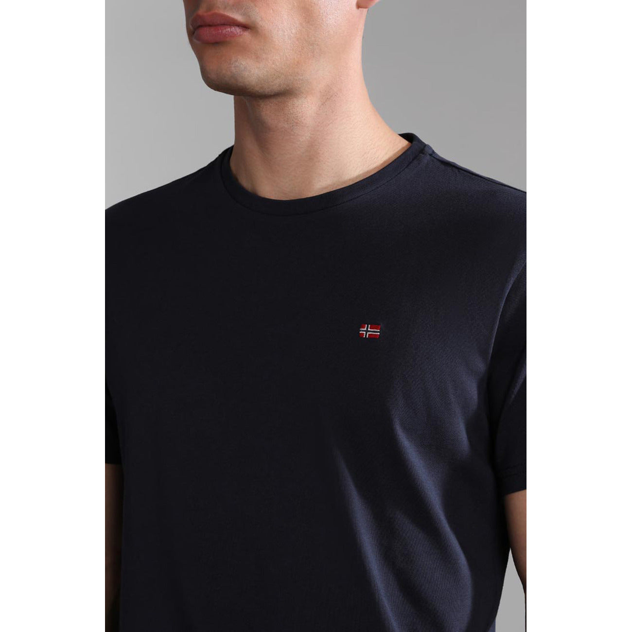 Napapijri – Ανδρικό T-Shirt "Bollo Classic Marine"