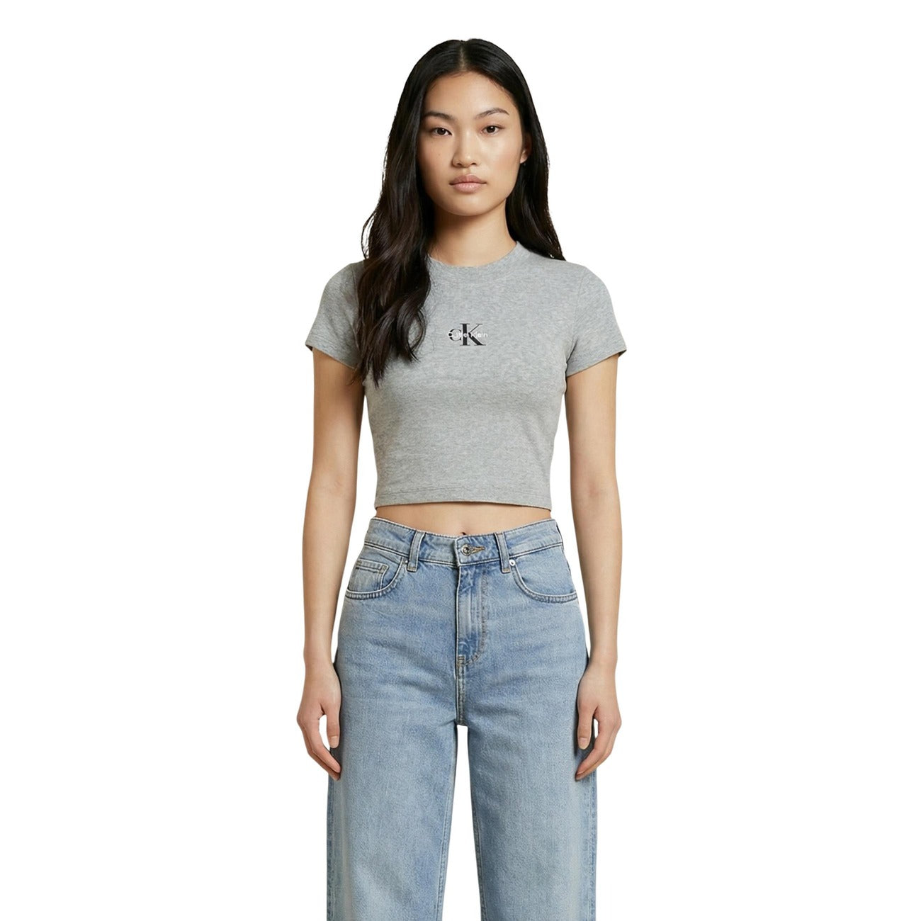 Calvin Klein Jeans – Γυναικείο Γκρι T-Shirt